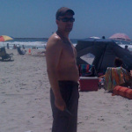 Kristopher Lauchner at beach in San Diego